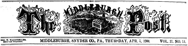 The Middleburg Post - Middleburg Pennsylvania